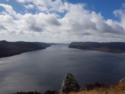 Lyngdalsfjorden utsikt