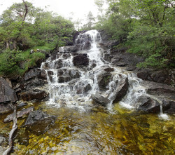 Ljoselva foss ved Limesbrotet