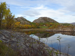 Øst for Finsnesfjellet