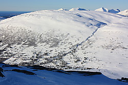 Blåfjellet 766 m i Surnadal