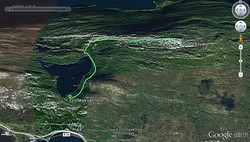 Sundstua fra Gloføykvatnet - nordvestryggen