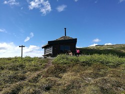 Gråurtjønna gapahuk
