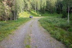 Myrastul parkering/snuplass