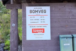 Heiåvegen bom