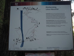 Klettersteig Lehner Wasserfall