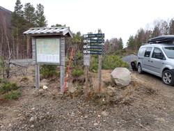 Tverrånes parkering