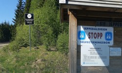 Jeppedalsvegen bom