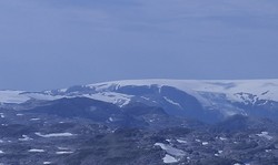 Punkt på Nordre Folgefonna