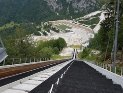 Planica ski hill top