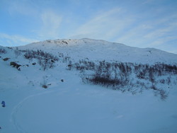 Tredjefjellet stistart parkeringslomme