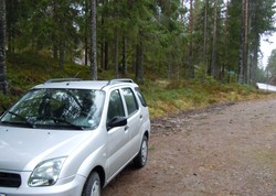 Høgestang parkering blåmerket sti