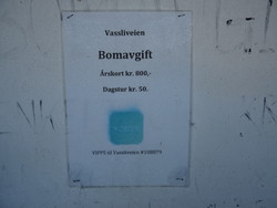 Vassliveien bom