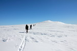 Punkt nord på Myklebustbreen Punkt nord på Myklebustbreen